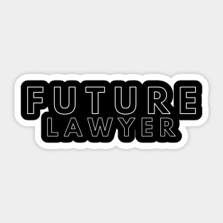 Future Lawyer Sticker